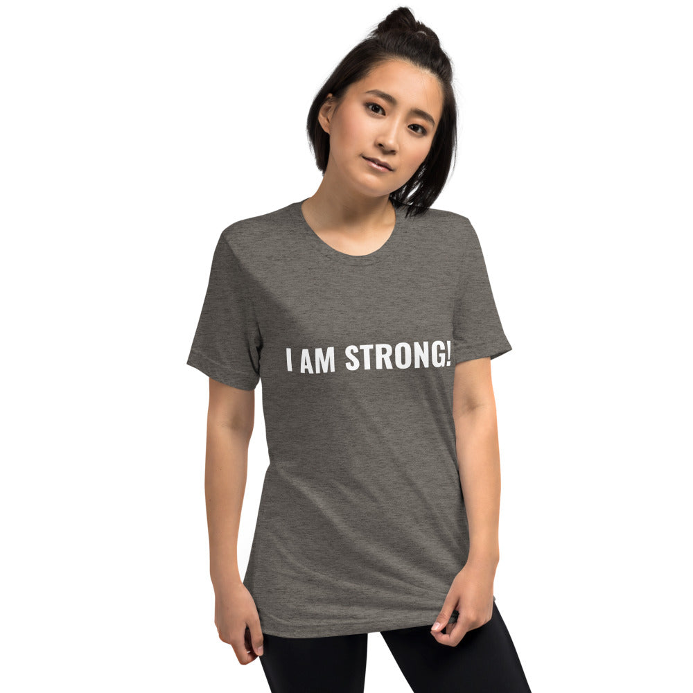 I AM STRONG! Short sleeve t-shirt