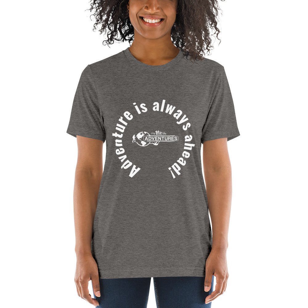 Adventure is always ahead! Short sleeve t-shirt