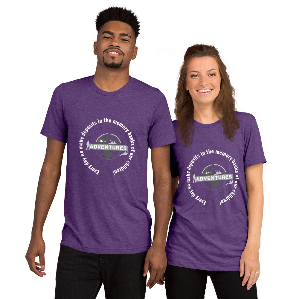Every day we make deposits in the memory banks of our children! sleeve t-shirt