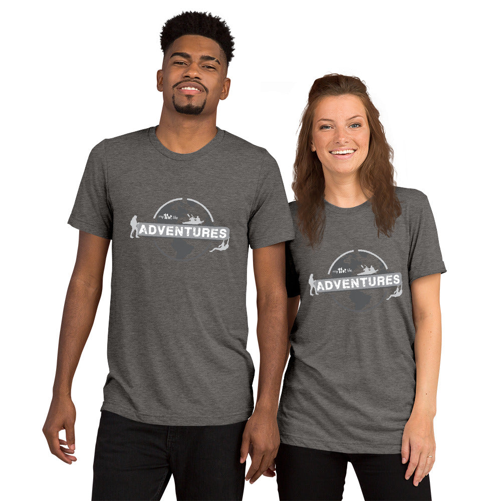 My1FitLife Adventures Globe - Short sleeve t-shirt