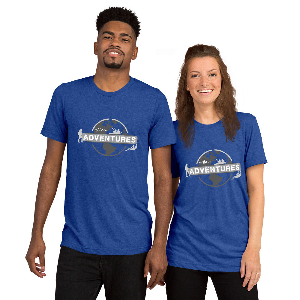 My1FitLife Adventures Globe - Short sleeve t-shirt