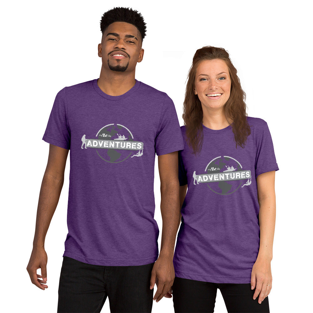 My1FitLife Adventures Globe - Short sleeve t-shirt