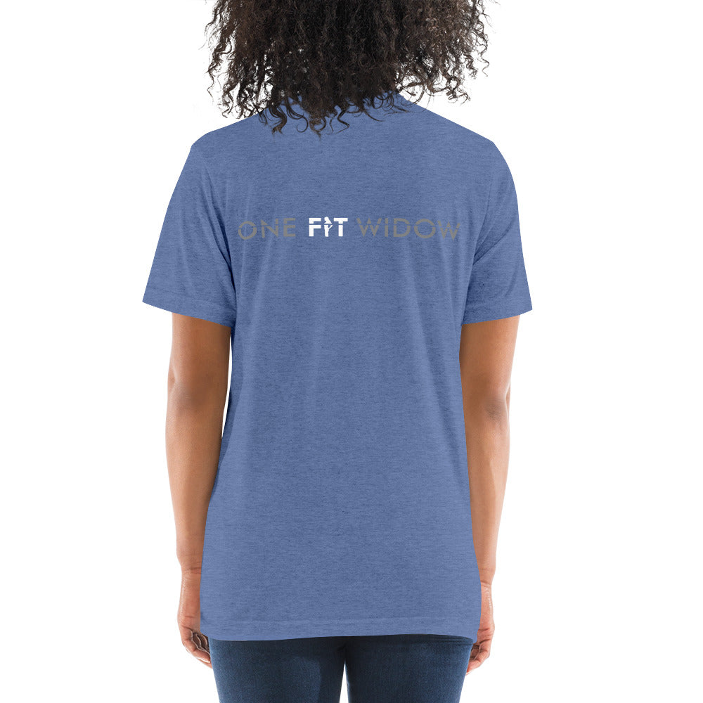 I AM ONEFITWIDOW! Short sleeve t-shirt