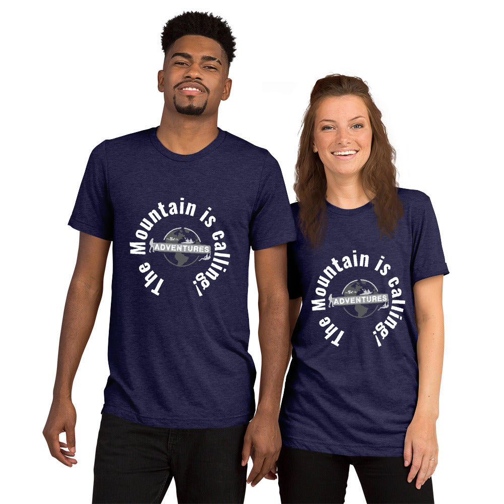 The mountain is calling! sleeve t-shirt