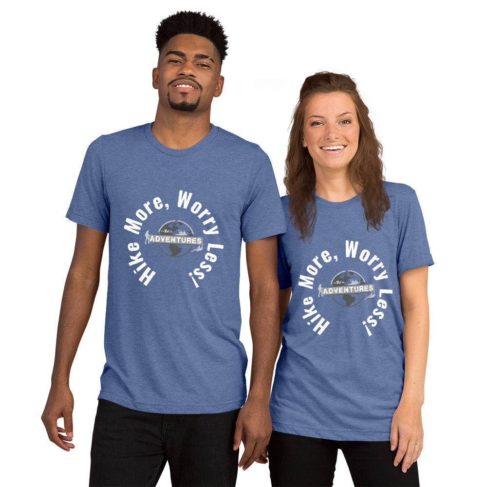 Hike More, Worry Less! sleeve t-shirt
