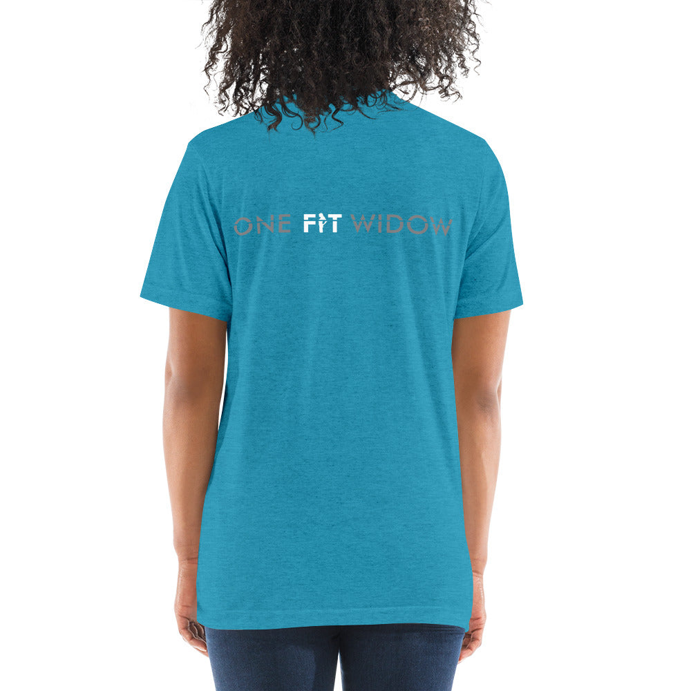 I AM ONEFITWIDOW! Short sleeve t-shirt