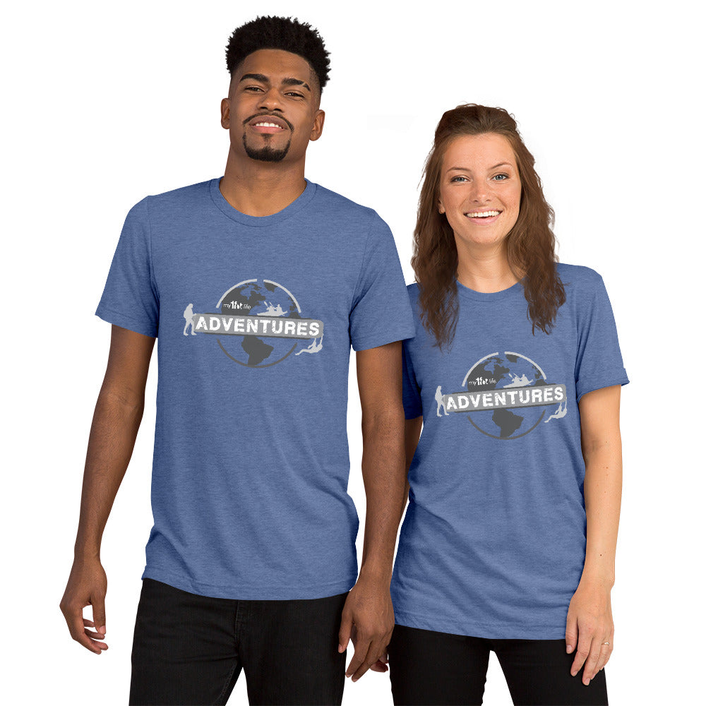 My1FitLife Adventures Globe - Short sleeve t-shirt
