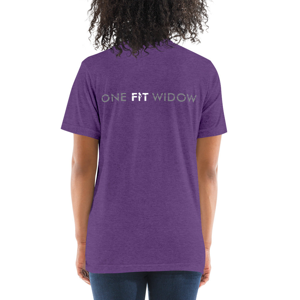 I AM ONEFITWIDOW! Short sleeve t-shirt