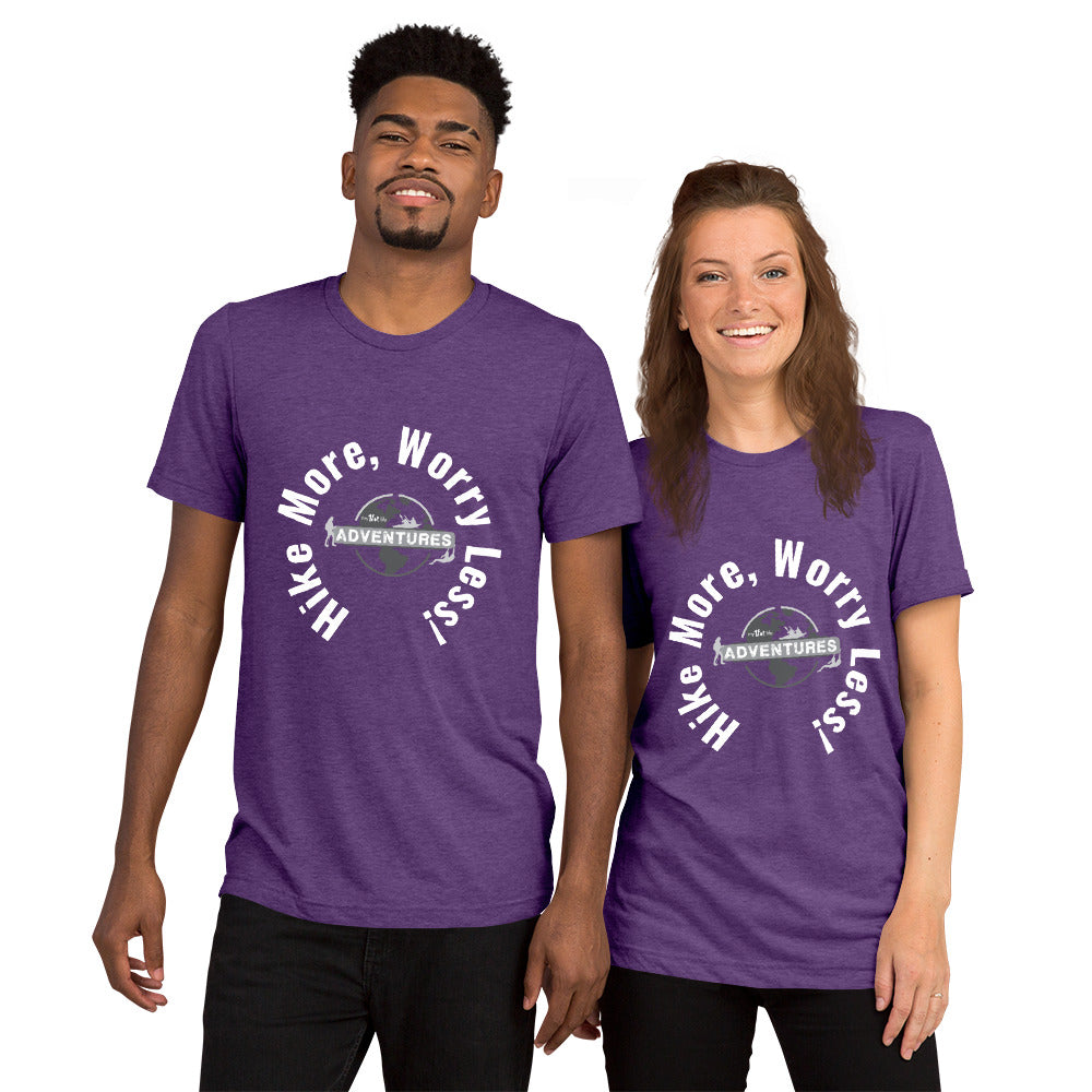 Hike More, Worry Less! sleeve t-shirt