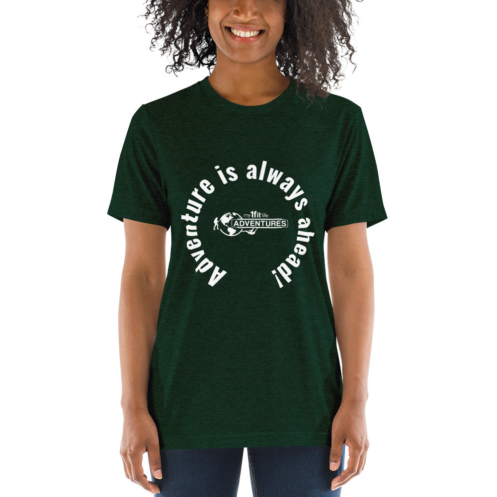 Adventure is always ahead! Short sleeve t-shirt