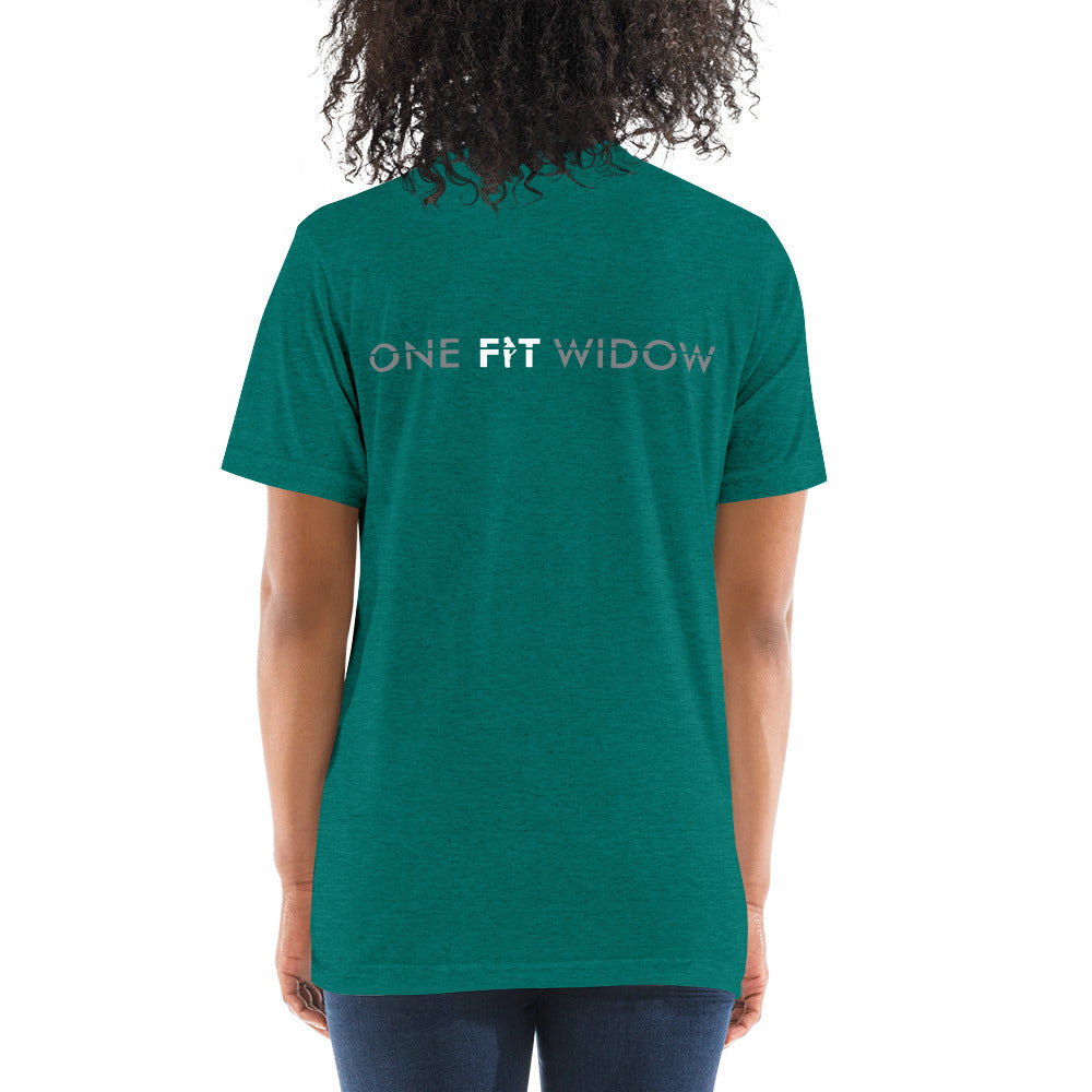 I AM ONEFITWIDOW! Short sleeve t-shirt