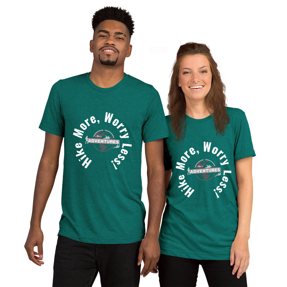 Hike More, Worry Less! sleeve t-shirt