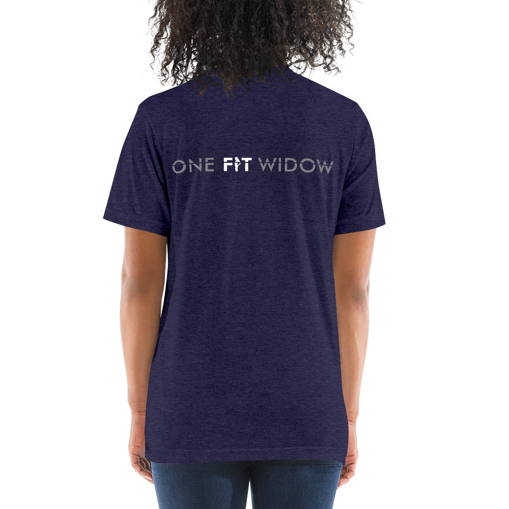 I AM ONEFITWIDOW! Short sleeve t-shirt