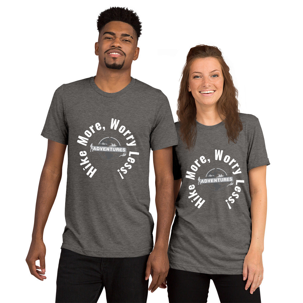 Hike More, Worry Less! sleeve t-shirt