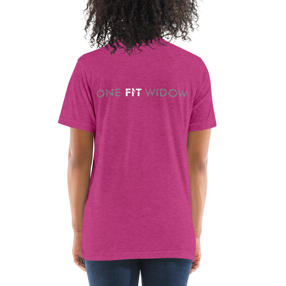 I AM ONEFITWIDOW! Short sleeve t-shirt