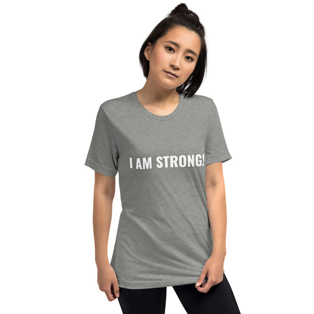 I AM STRONG! Short sleeve t-shirt