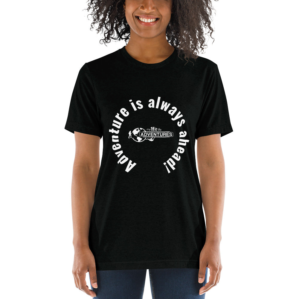 Adventure is always ahead! Short sleeve t-shirt