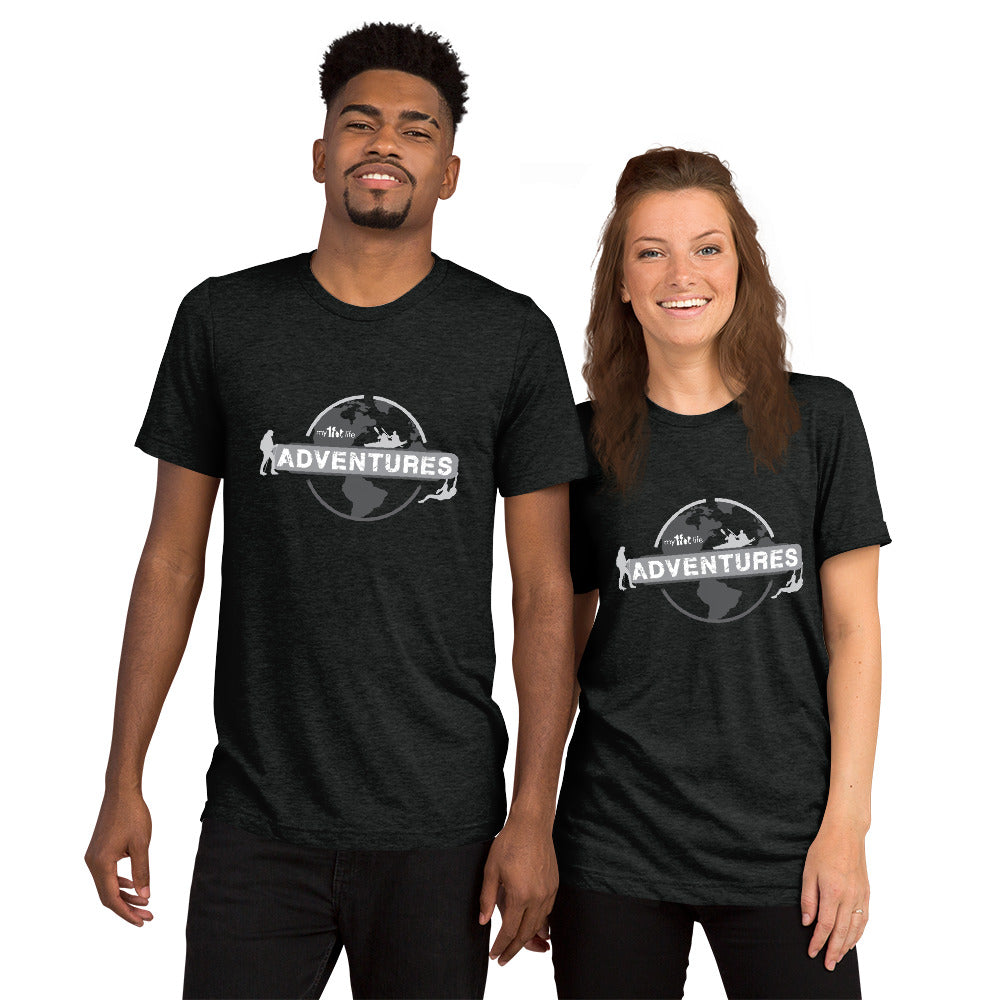 My1FitLife Adventures Globe - Short sleeve t-shirt