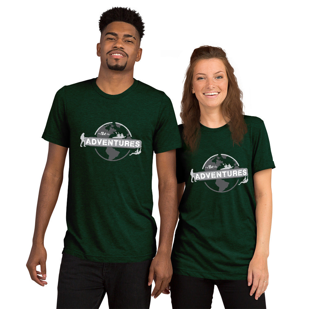 My1FitLife Adventures Globe - Short sleeve t-shirt