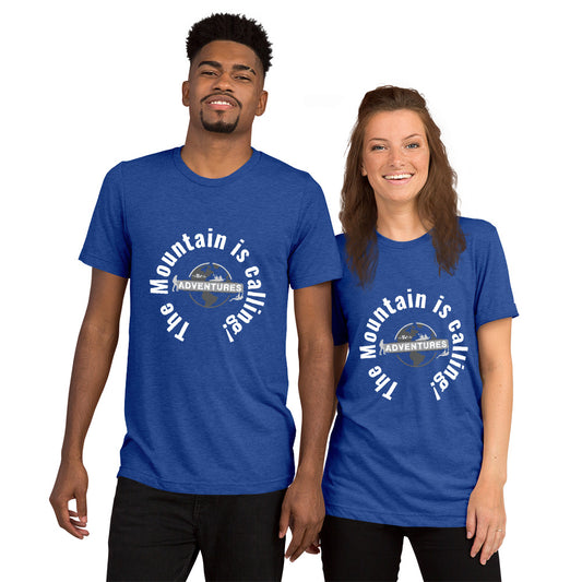 The mountain is calling! sleeve t-shirt