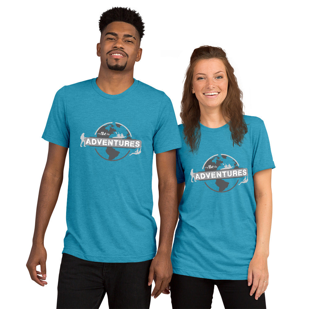 My1FitLife Adventures Globe - Short sleeve t-shirt