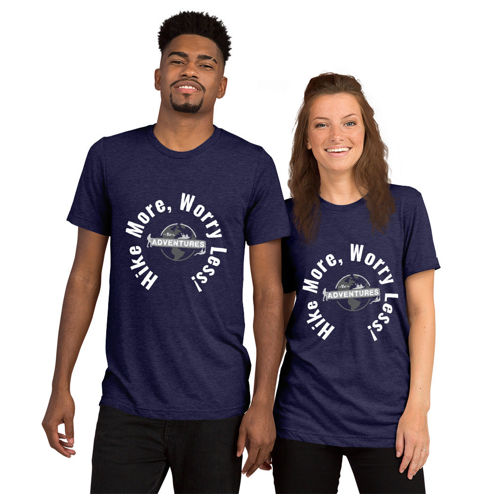 Hike More, Worry Less! sleeve t-shirt