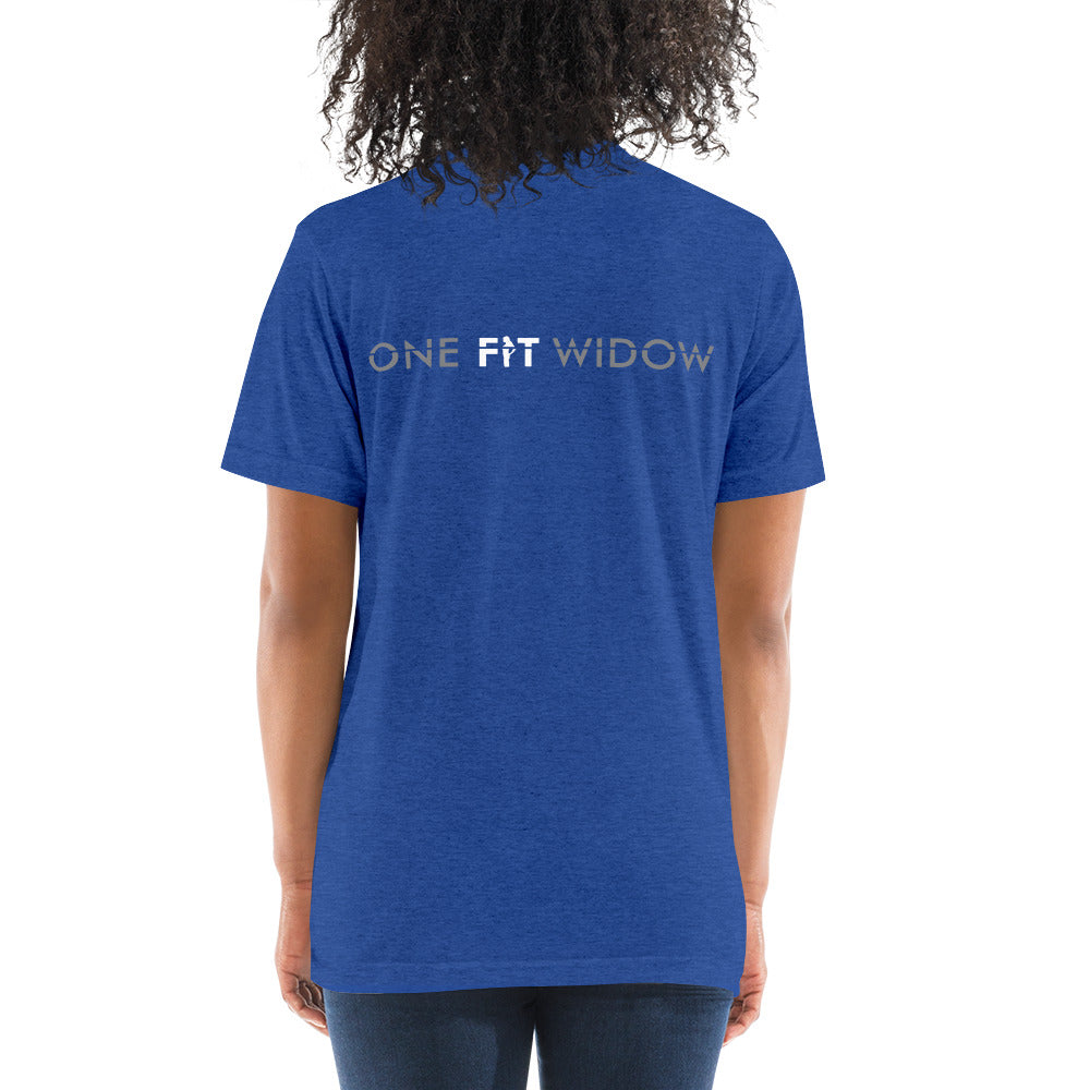 I AM ONEFITWIDOW! Short sleeve t-shirt