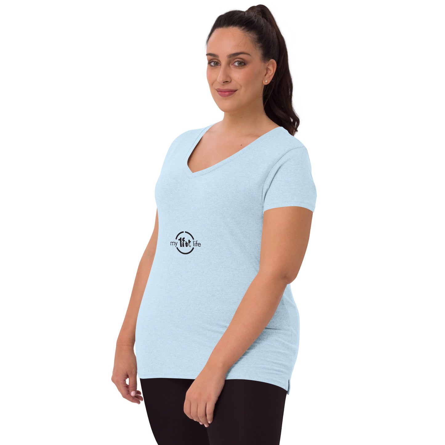 Women’s recycled v-neck t-shirt